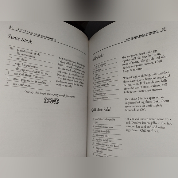 Thirty Years at the Mansion Cook Book from the Arkansas Governor's Mansion - Picture 4 of 6